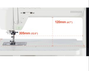 Juki HZL-UX8 grote werkruimte