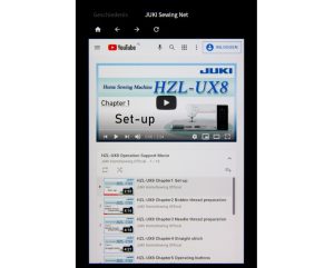 Juki HZL-UX8 ingebouwde wifi