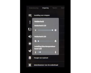 Juki HZL-UX8 verlichting instelbaar