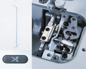 Juki TL-2300 automatische draadknipfunctie